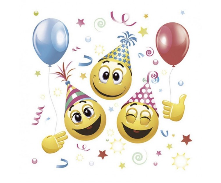 Guardanapos EMOJI Balões Guardanapos EMOJI Balões