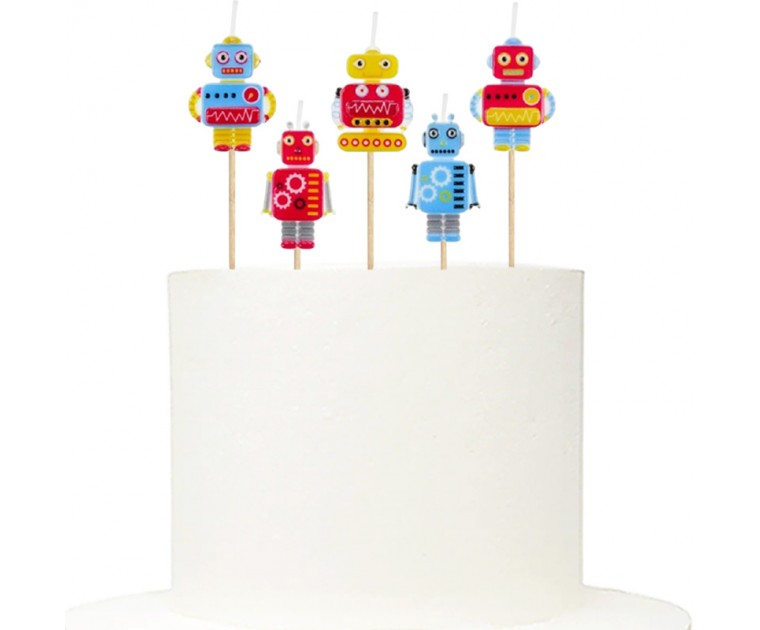 5 Velas Robot