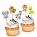 Conj. 5 Velas Animais Selva