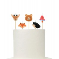 5 Velas Animais Floresta