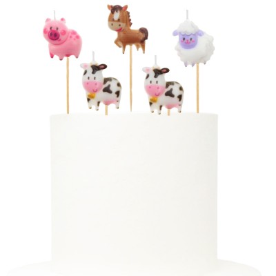 Conj. 5 Velas Animais Quinta