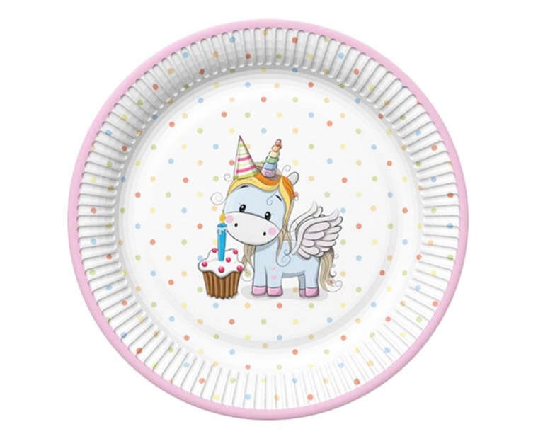 Pratos Sweet Unicórnio