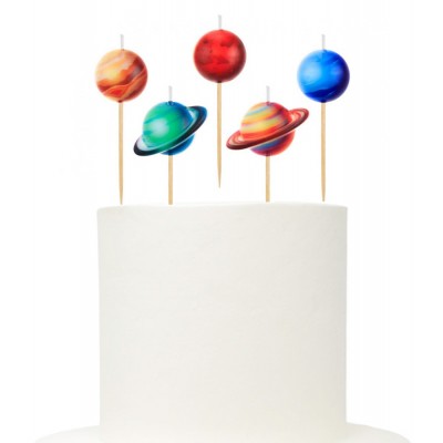 Conj. 5 Velas Espaço