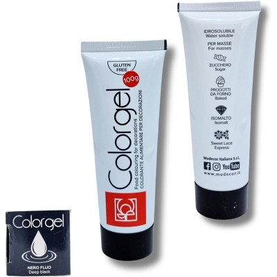Corante ColorGel Preto 100Grs