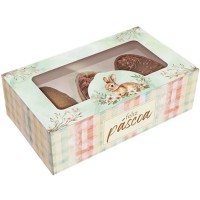 10 Caixas Gaveta 3 Mini Ovos 50g /Cenoura de Chocolate