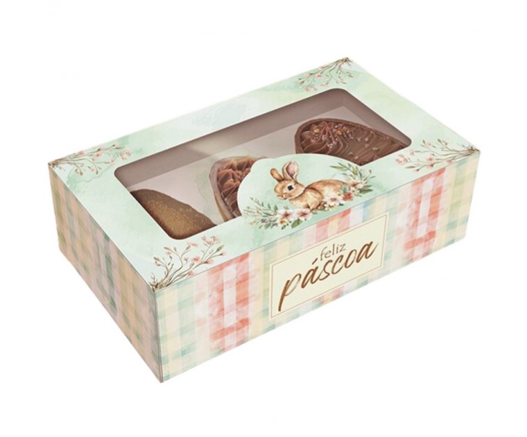 10 Caixas Gaveta 3 Mini Ovos 50g /Cenoura de Chocolate