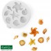 Molde Silicone Mini Estrelas e Conchas