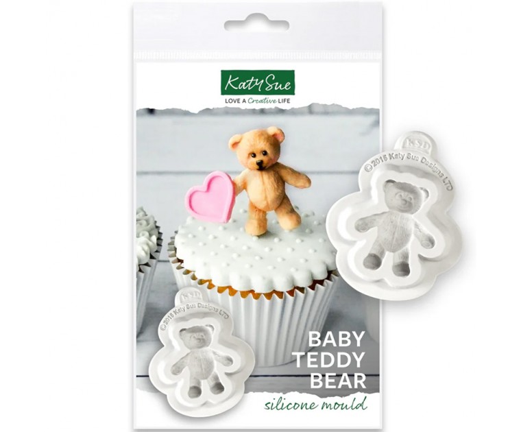Molde Silicone Urso Bebé 