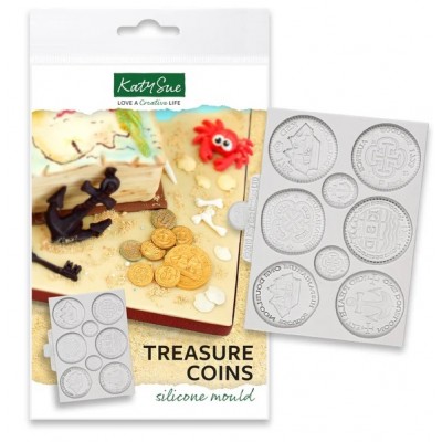 Molde Silicone Moedas de Tesouro
