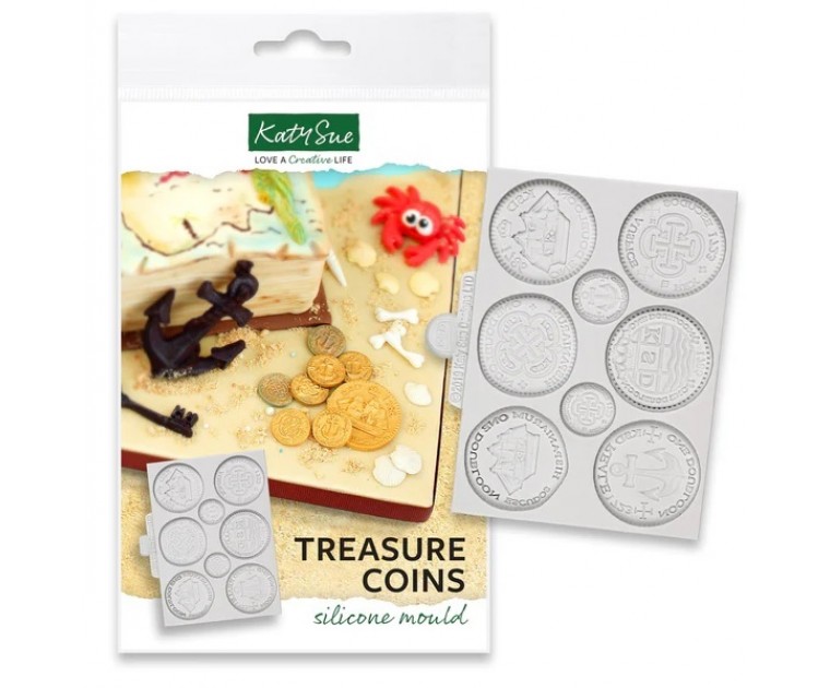 Molde Silicone Moedas de Tesouro