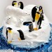 Molde Silicone Familía Pinguins