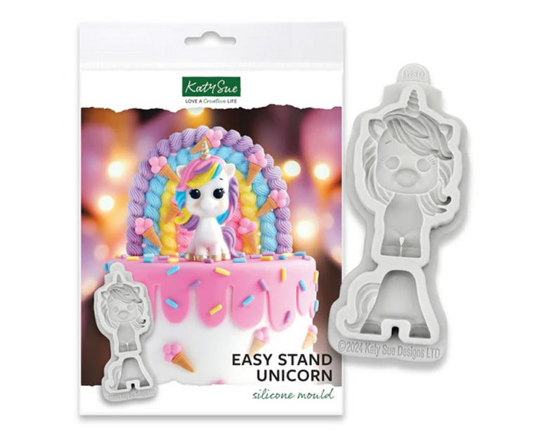 Molde Silicone Faça Fácil Unicórnio Sentado
