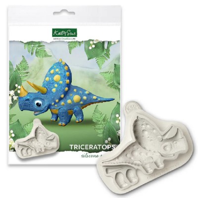 Molde Silicone Dinossauro Triceratops