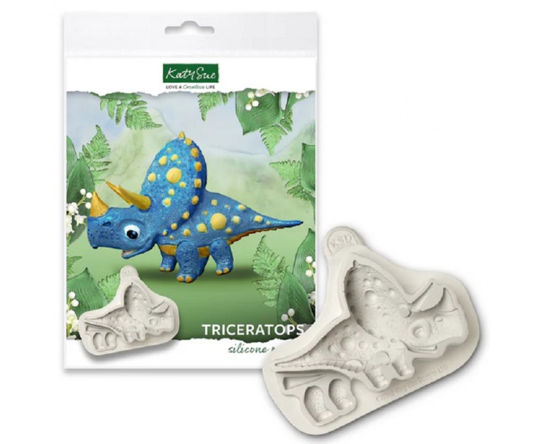 Molde Silicone Dinossauro Triceratops