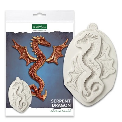Molde Silicone Dragão Serpente