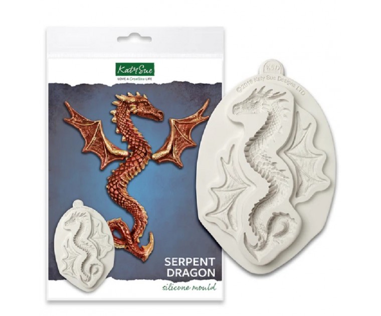Molde Silicone Dragão Serpente