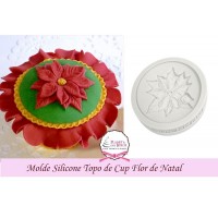Molde Flor de Natal Poinsettia