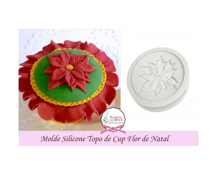 Molde Flor de Natal Poinsettia
