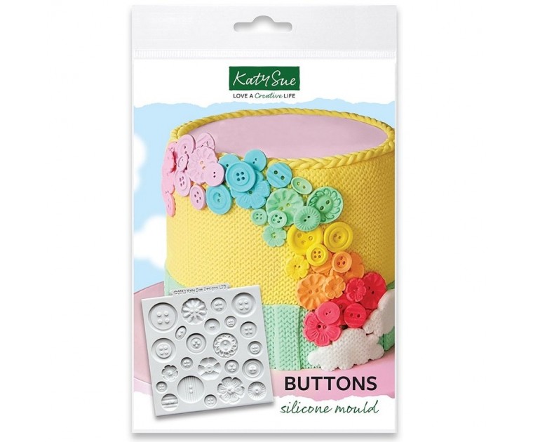 Molde Silicone Botões