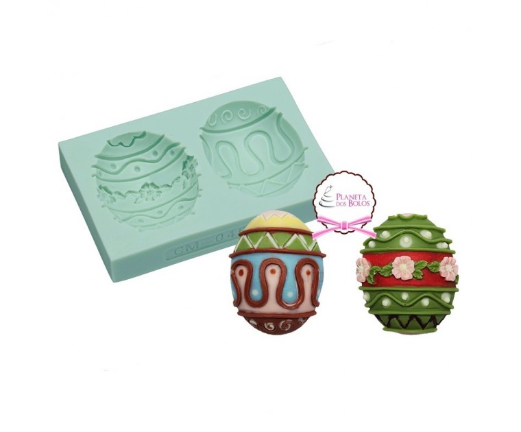 Molde de Silicone Ovos de Páscoa