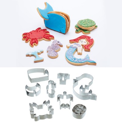 Set Cortadores Vida Marinha 3 D