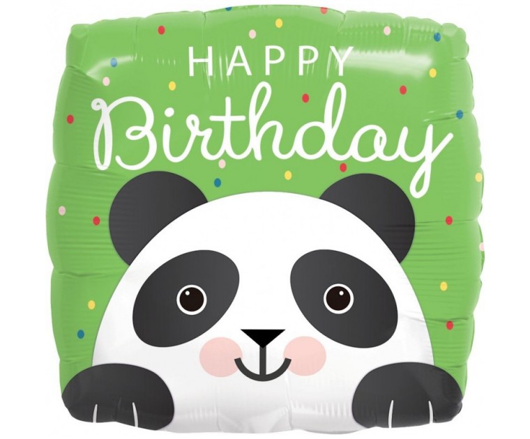 Balão Happy Birthday Panda