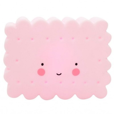 Mini Luz Bolacha Rosa