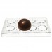 Molde Chocolate Meia esfera 5 cms