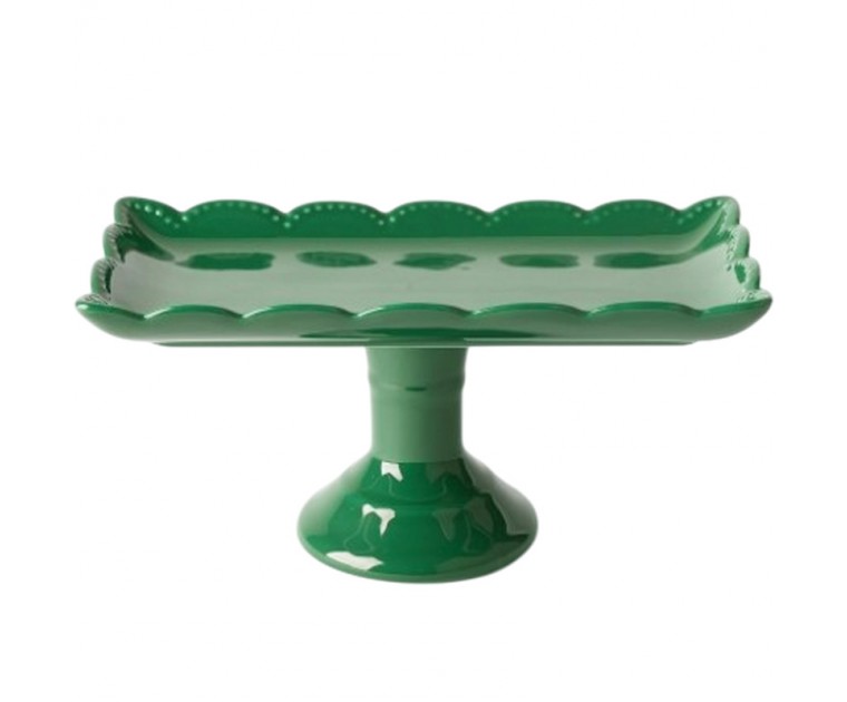 Torteira Vintage com Pé Verde 