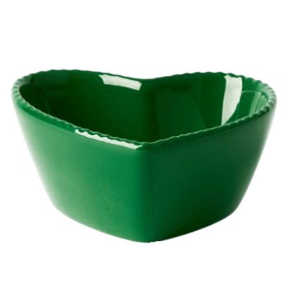 Taça Coração Bolinhas Verde