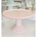 Prato Vintage Liso Pé Alto 20 cms