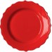 Prato Vintage Vermelho Recortado 22cms
