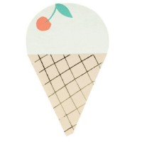 16 Guardanapos Gelado Recortados