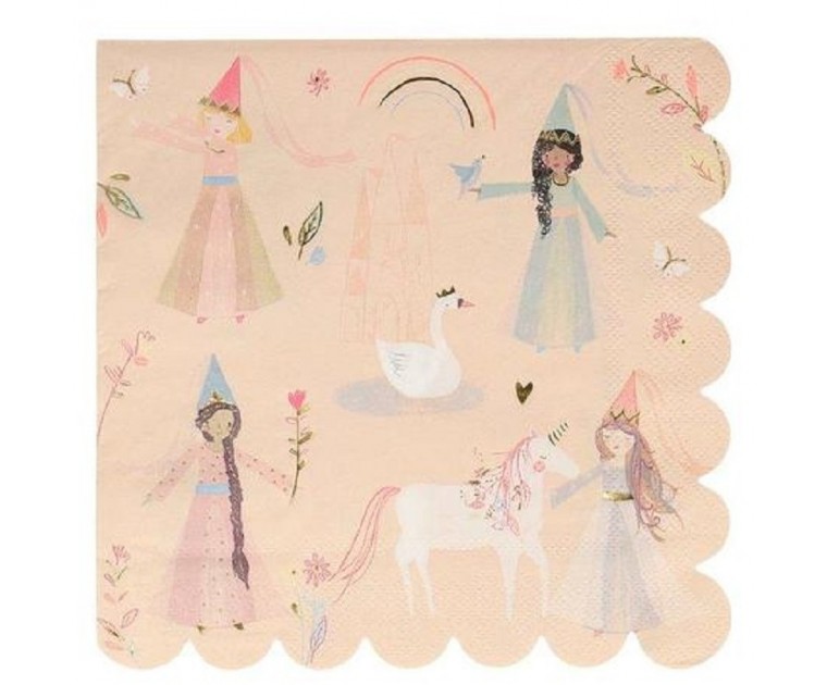 Guardanapos Princesas Magia