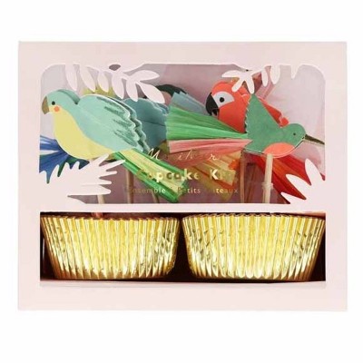 Kit Cup Cakes Pássaros Tropicais Kit Cup Cakes Pássaros Tropicais
