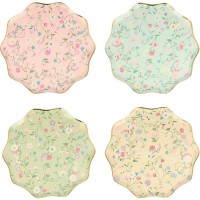 Pratos Florais Ladurée Paris  Meri Meri 