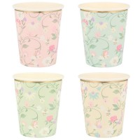 Copos Florais Ladurée Paris 