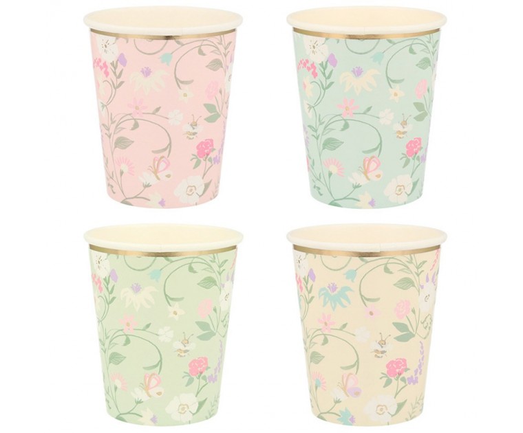 Copos Florais Ladurée Paris 
