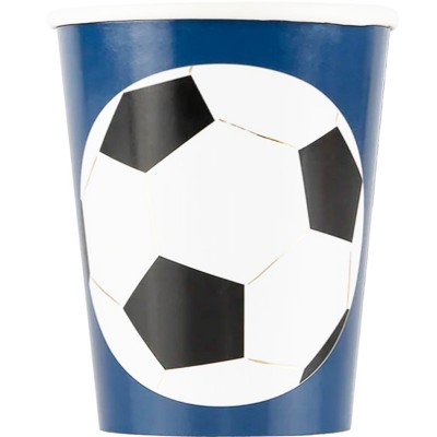 8 Copos Bola Futebol