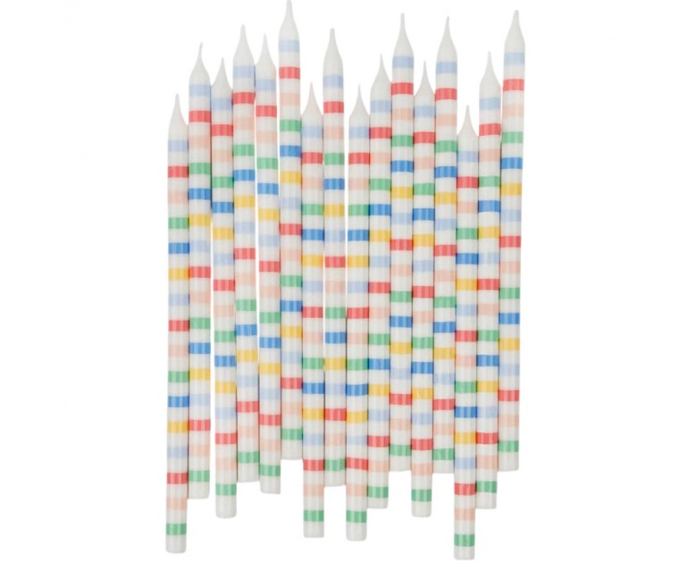 Velas Altas Listadas Meri Meri