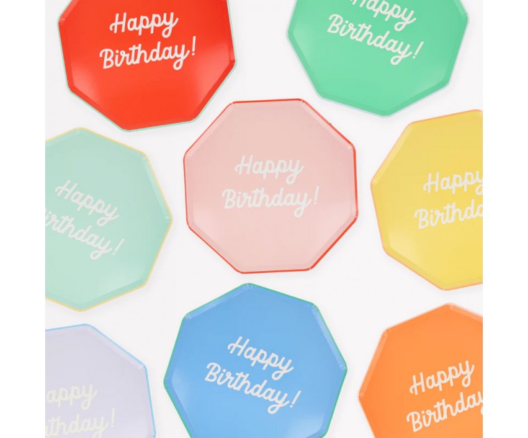 Pratos Mix Happy Birthday