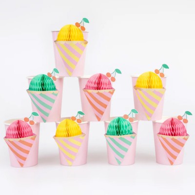 Copos Honeycomb Gelado Cone