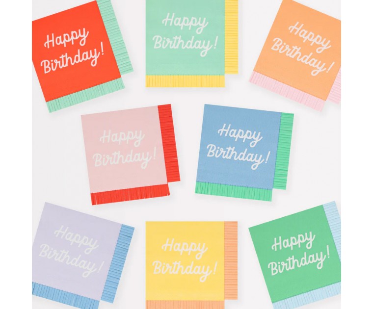 Guardanapos Pequenos Mix Happy Birthday