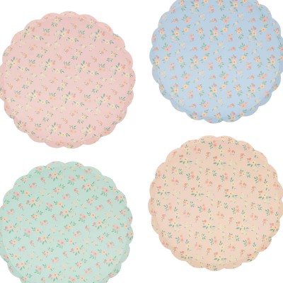 Pratos Mini Flores Vintage