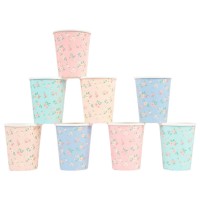 Copos Mini Flores Vintage