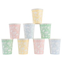 Copos Coelhinhos Florais