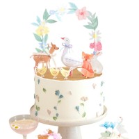 Topo Bolo Animais Floresta