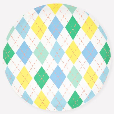 Pratos Argyle