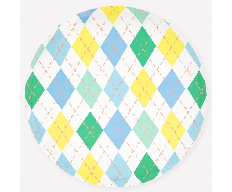 Pratos Argyle