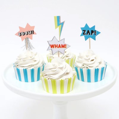 Kit Cup Cakes Super Heróis